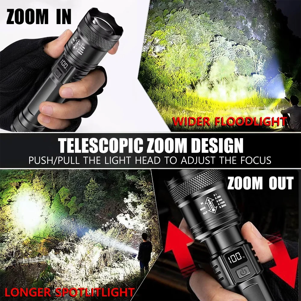 Rechargeable LED Flashlight Zo - Outdoor Lighting Panel recension och pris