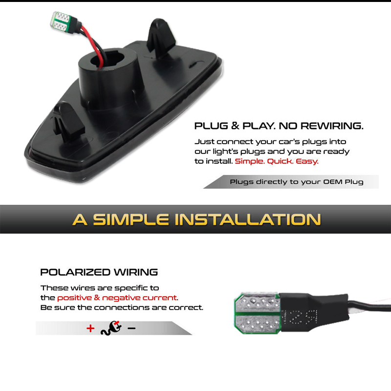iJDM Car Amber Triple-Row LED  - Outdoor Lighting Yellow recension och pris