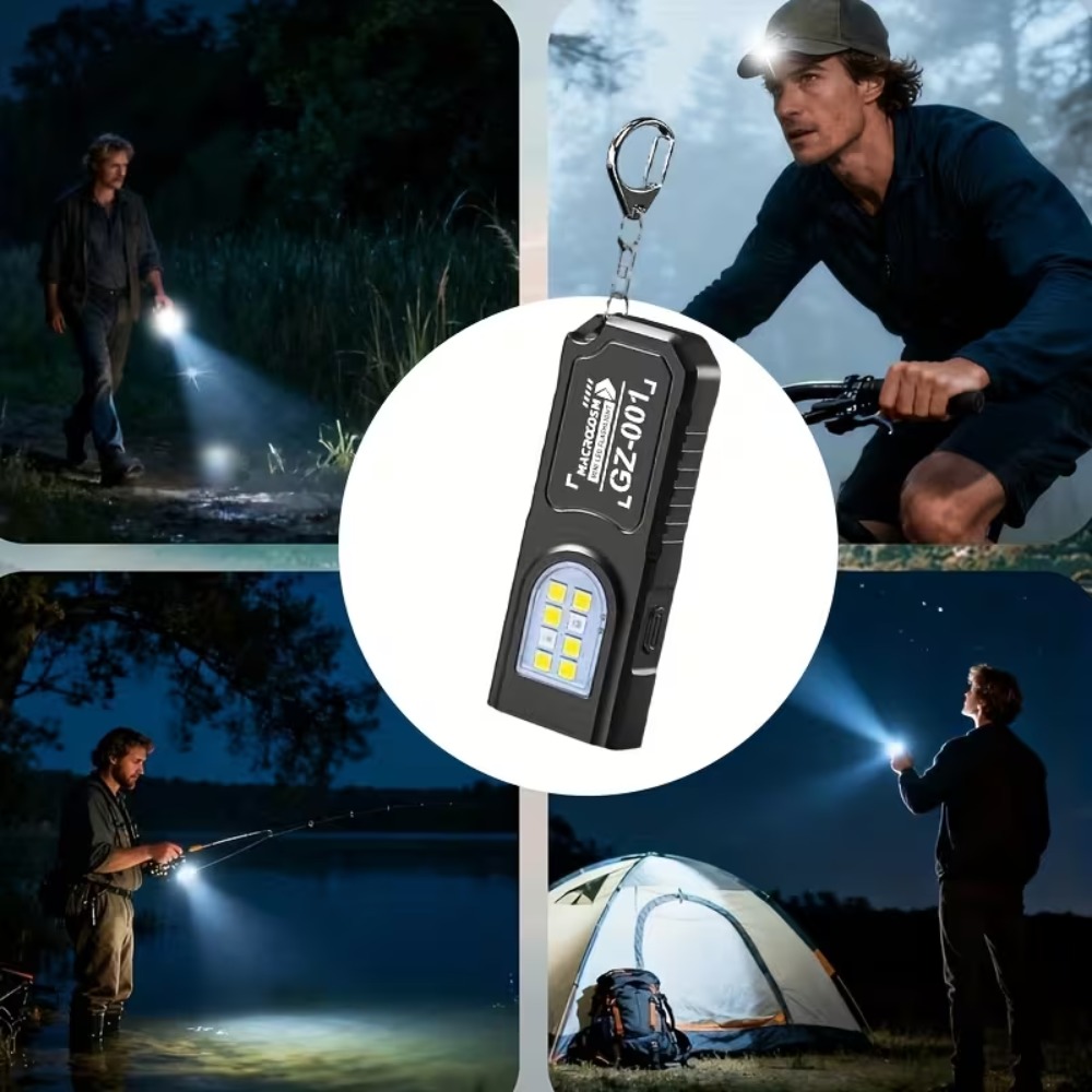 Mini COB LED Keychain Flashlig - Outdoor Lighting Panel recension och pris